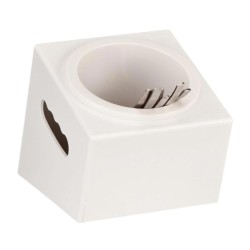 Zicco ZCP-414 Polikarbon Çatal Kaşık Standı, 16.5x18x15 cm, Beyaz - Zicco