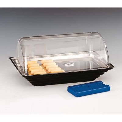 Zicco ZCP-427 Soğutuculu Rolltop Kapaklı Polikarbon Teşhir Standı, 43.5x28.5 cm - 1