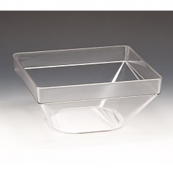 البولي سلطانية مغطاة شفاف 26x26x12 سم - Zicco