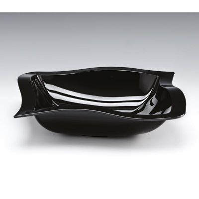 Zicco ZCP-515 Polikarbon Teşhir Kasesi, 29x29 cm, Siyah - 1