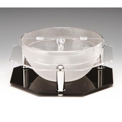 Zicco ZCP-247 Kaseli Kapaklı Polikarbon Teşhir Standı, 29x7 cm - 1