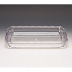 Zicco ZCP-557 Polikarbon Meze Kabı, 32.5x26.5x4.5 cm, Şeffaf - Zicco