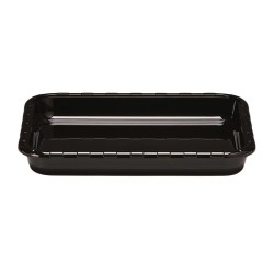 Zicco ZCP-557 Polikarbon Meze Kabı, 32.5x26.5x4.5 cm, Siyah - Zicco