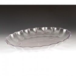 Zicco ZCP-296 Polikarbon Oval Teşhir Tabağı, 41.5x29.5x5.5 cm, Şeffaf - Zicco
