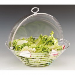 Zicco ZCP-424 Rolltop Kapaklı Polikarbon Fanus, 34 cm - Zicco