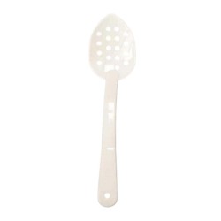 Zicco PDF-322 Delikli Polikarbon Servis Kaşığı, 31 cm, Beyaz - Zicco