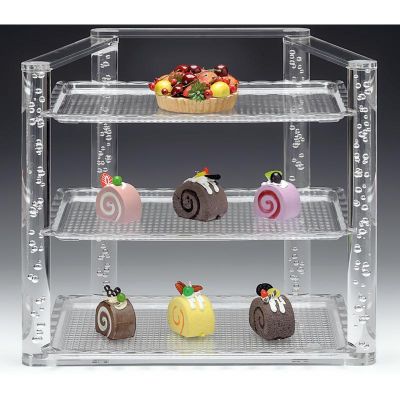 Zicco ZCP-674 Polikarbon Tepsili Teşhir Standı, 3 Katlı, 42 cm - 1