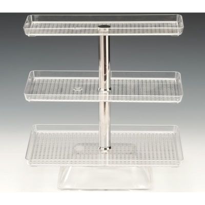 Zicco ZCP-548 Tepsili Polikarbon Teşhir Standı, 47, 5 cm, Şeffaf - 1