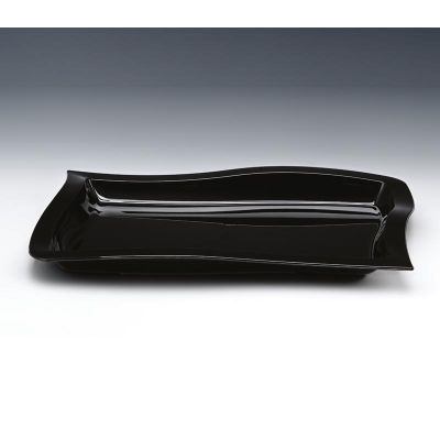 Zicco ZCP-516 Polikarbon Teşhir Tabağı, 45x30 cm, Siyah - 1