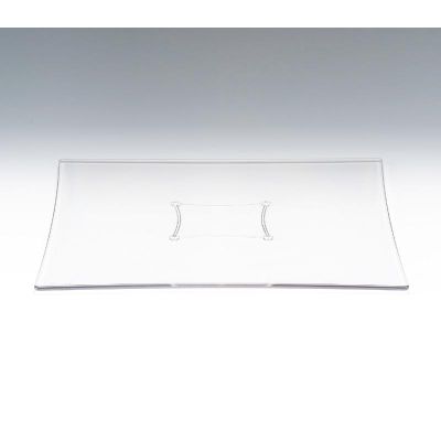 Zicco ZCP-625 Polikarbon Teşhir Tabağı, 35x35 cm, Şeffaf - 1