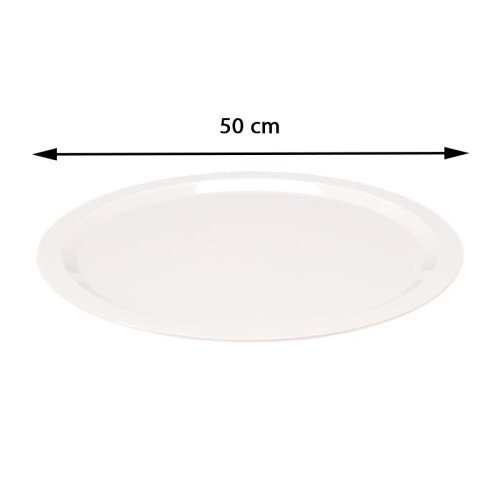 Zicco ZCP-601 Polikarbon Teşhir Tepsisi, 50 cm, Beyaz - 2
