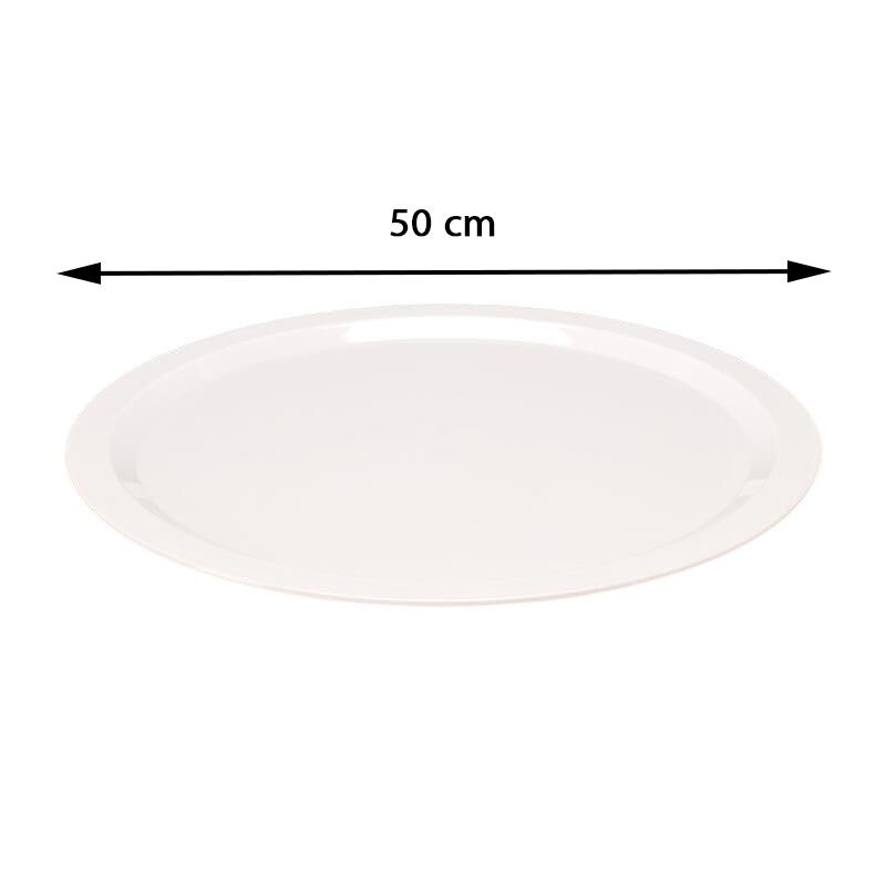 Zicco ZCP-601 Polikarbon Teşhir Tepsisi, 50 cm, Beyaz - Zicco