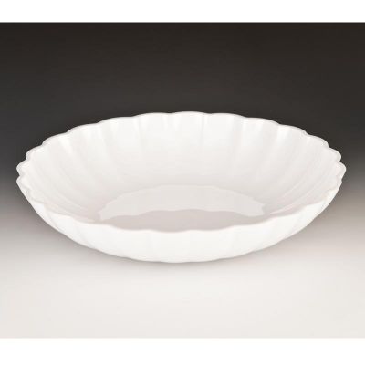 Zicco ZCP-297 Polikarbon Yuvarlak Teşhir Kasesi, 36x7 cm, Beyaz - 1