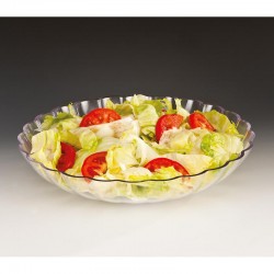 Zicco ZCP-297 Polikarbon Yuvarlak Teşhir Kasesi, 36x7 cm, Şeffaf - Zicco