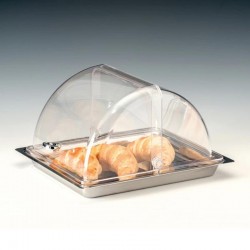 Zicco ZCP-714 Rolltop Kapaklı Polikarbon Muhafaza Kabı, GN 1/2, 30x36 cm - Zicco