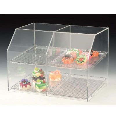 Zicco ZC-742 2 Katlı Melamin Tepsili Teşhir Standı, 47x33 cm - 1