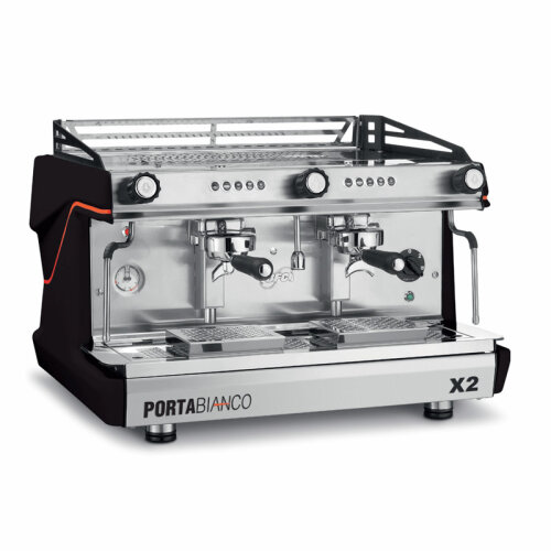 Portabianco BFCOP5.11SPB Tall Cup Tam Otomatik Espresso Kahve Makinesi, 2 Gruplu, Siyah - Portabianco
