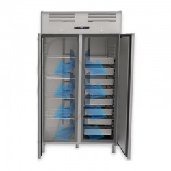 Portabianco DT-2DGN Upright Deep Freezer, 2 Doors - Portabianco