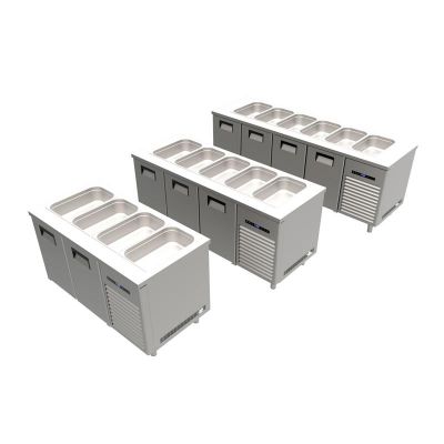 Portabianco SBH-3N70-E GN Havuzlu Make-Up Buzdolabı, 3 Kapılı - 1