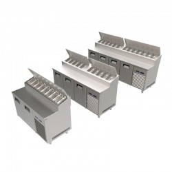 Portabianco SBT-4N70 Make-Up Refrigerator, 4 Doors - Portabianco