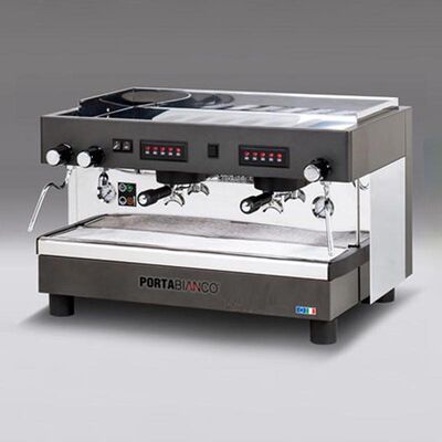 Portabianco Tall Cup Tam Otomatik Espresso Kahve Makinesi, 2 Gruplu - Portabianco