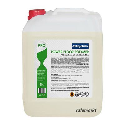 Öztiryakiler Power Floor Polymer Sert ve Parlak Zemin Cilası, 5 L - 1