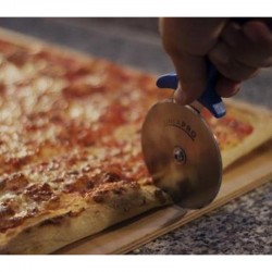 Gi-Metal Pro-Line Pizza Bıçağı & Ruleti, Düz, 26x10 cm - Thumbnail