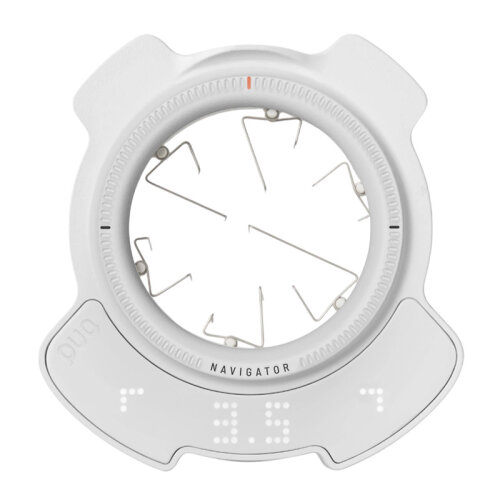 Puqpress Puq Prep Prep Navigator Portafilator خلاط قهوة بورتافيلتر، 58.3 مم، أبيض - Puqpress