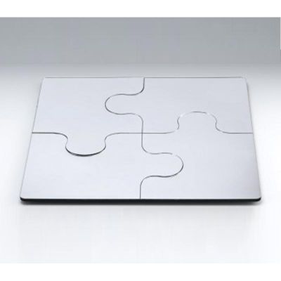 Zicco ZCP-456 Kare Puzzle Ayna Teşhir Standı, 50 cm - 1