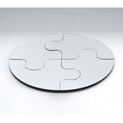 Zicco ZCP-455 Yuvarlark Puzzle Ayna Teşhir Standı, 50 cm - 1