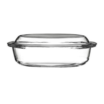 Pyrex 118A000/7143 Yuvarlak Cam Fırın Kabı, 4.9 L - 1