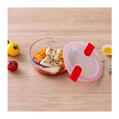 Pyrex 207PH00/7145 Yuvarlak Mikrodalga Saklama Kabı, 1.1 L - 3