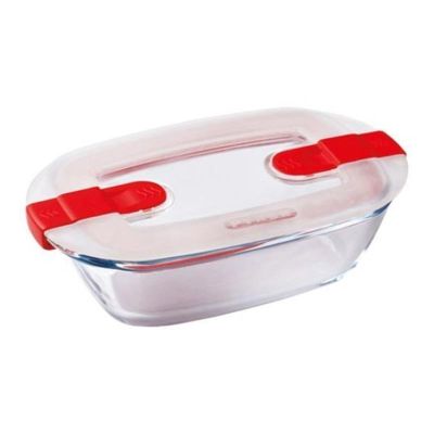 Pyrex 214PH00/7145 Kapaklı Mikrodalga Saklama Kabı, 0.4 L - 1