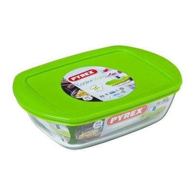 Pyrex 215P000/7046 Dikdörtgen Mikrodalga Saklama Kabı, 1 L - 1