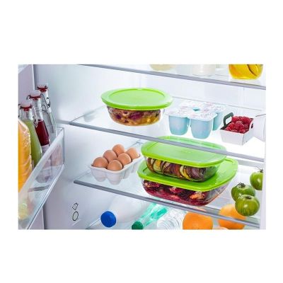 Pyrex 215P000/7046 Dikdörtgen Mikrodalga Saklama Kabı, 1 L - 2