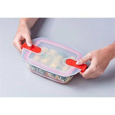 Pyrex 215PH00/7145 Dikdörtgen Cam Mikrodalga Saklama Kabı, 1.1 L - 2