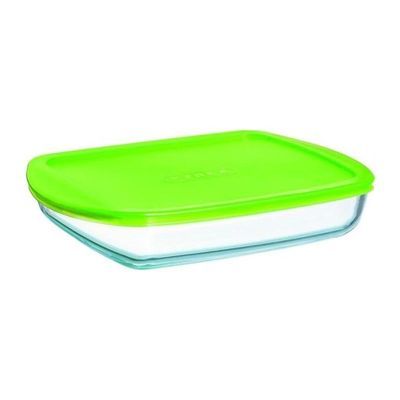 Pyrex 217P000 Dikdörtgen Saklama ve Fırın Kabı, 1.6 L - 1