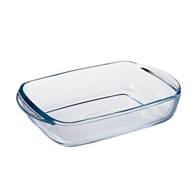 Pyrex 240P002/7044 XL Kapaklı Dikdörtgen Fırın Kabı, 4.5 L - 1