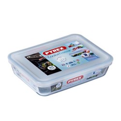 Pyrex 241P000/7046 Kapaklı Dikdörtgen Saklama Kabı, 0.8 L - Thumbnail