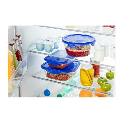Pyrex 285PG00/7146 Kapaklı Kare Saklama Kabı, 0.8 L - 3