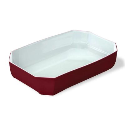 Pyrex 295B005/7145 Dikdörtgen Fırın Kabı, 33x22x7 cm, Kırmızı - 1