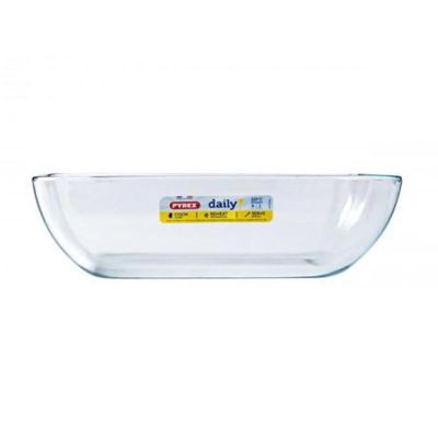 Pyrex 343P000/3046 Kapaklı Dikdörtgen Fırın Kabı, 25x20x8 cm - 2