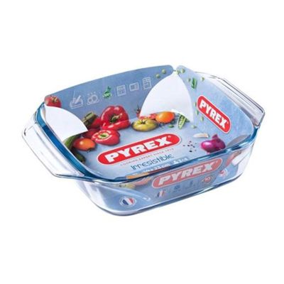 Pyrex 400B000/7046 Kare Fırın Kabı, 2.3 L - 2