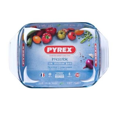 Pyrex 408B000/7046 Dikdörtgen Fırın Kabı, 2.9 L - 3