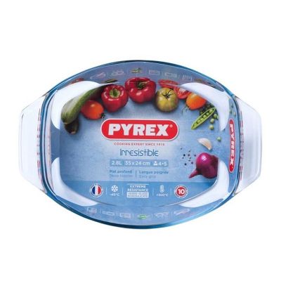 Pyrex 411B000/7046 Oval Fırın Kabı, 2.8 L - 2