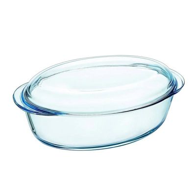 Pyrex 460A000/7143 Oval Cam Fırın Kabı, 5.5 L - 1
