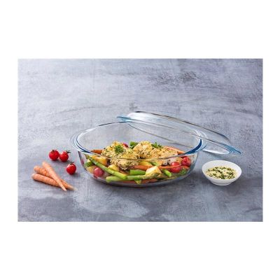 Pyrex 460A000/7143 Oval Cam Fırın Kabı, 5.5 L - 3