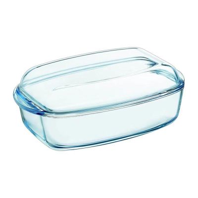Pyrex 465A000/7144 Dikdörtgen Cam Fırın Kabı, 4.5 L - 1