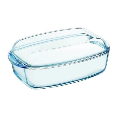 Pyrex 466A000/7143 Dikdörtgen Cam Fırın Kabı, 6.5 L - 1