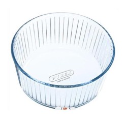 Pyrex 833B000/7244 Glass Souffle Dish, 22 cm - Pyrex